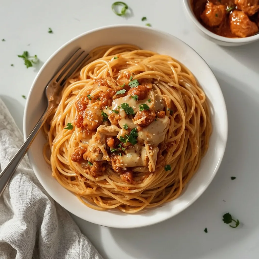 Pioneer Woman Crock Pot Chicken Spaghetti