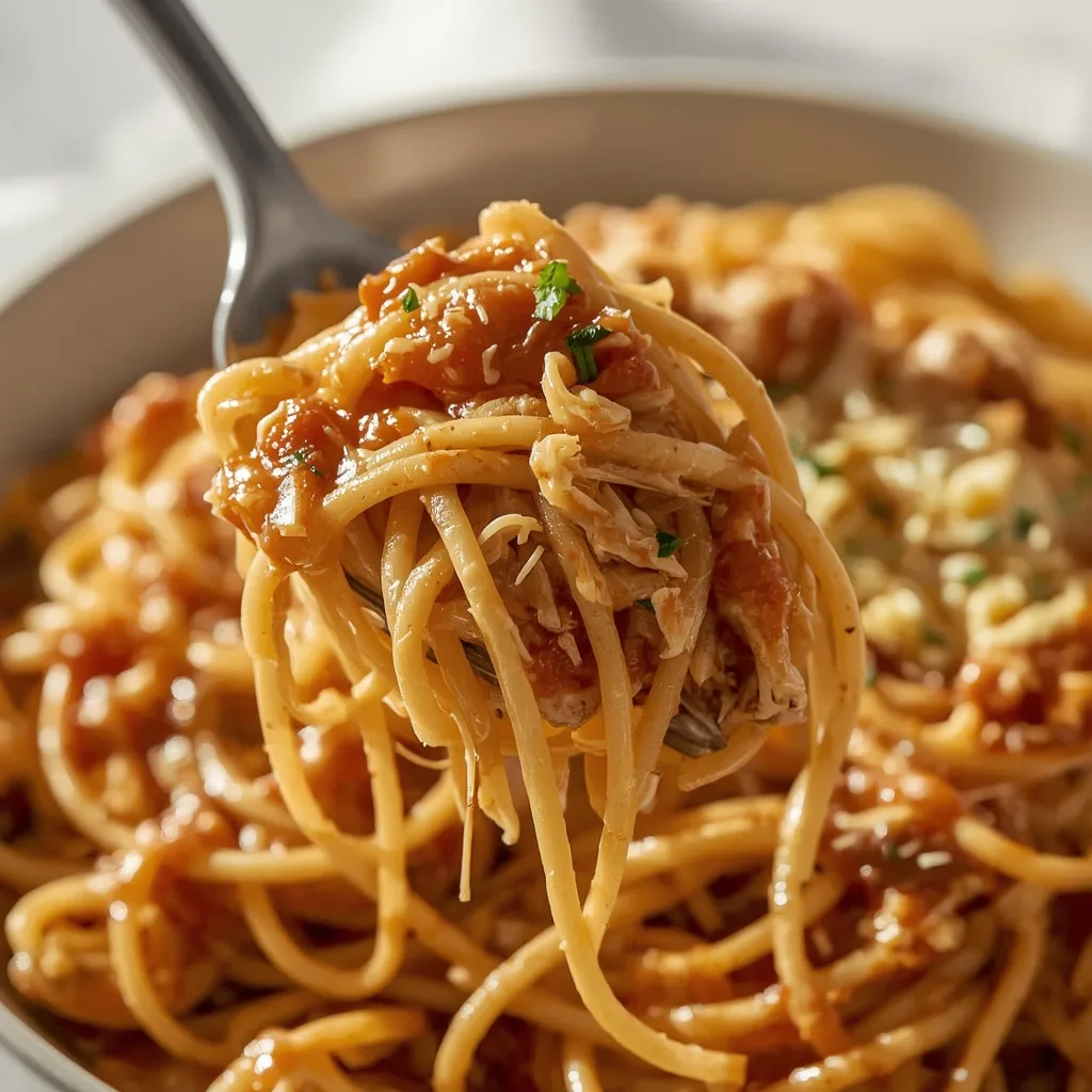 Pioneer Woman Crock Pot Chicken Spaghetti