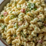 Pioneer Woman Dill Pickle Pasta Salad - recipe card