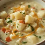 Pioneer Woman Freezer Potato Soup - recipe card