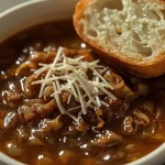 Pioneer Woman French Onion Soup - recipe card
