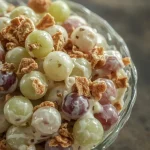 Pioneer Woman Grape Salad - recipe card