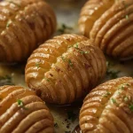 Pioneer Woman Hasselback Potatoes - recipe card
