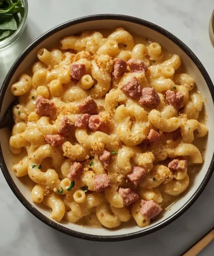 Pioneer Woman Mac and Cheese with Ham