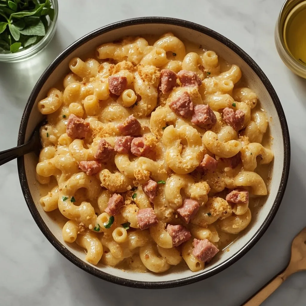 Pioneer Woman Mac and Cheese with Ham