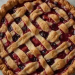 Pioneer Woman Mixed Berry Pie - recipe card
