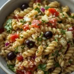 Pioneer Woman Orzo Pasta Salad - recipe card