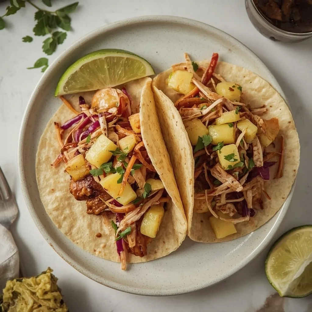 Pioneer Woman Pineapple Chicken Tacos