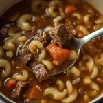 Pioneer Woman Prime Rib Soup - recipe card