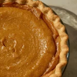 Pioneer Woman Pumpkin Pie with Condensed Milk - recipe card