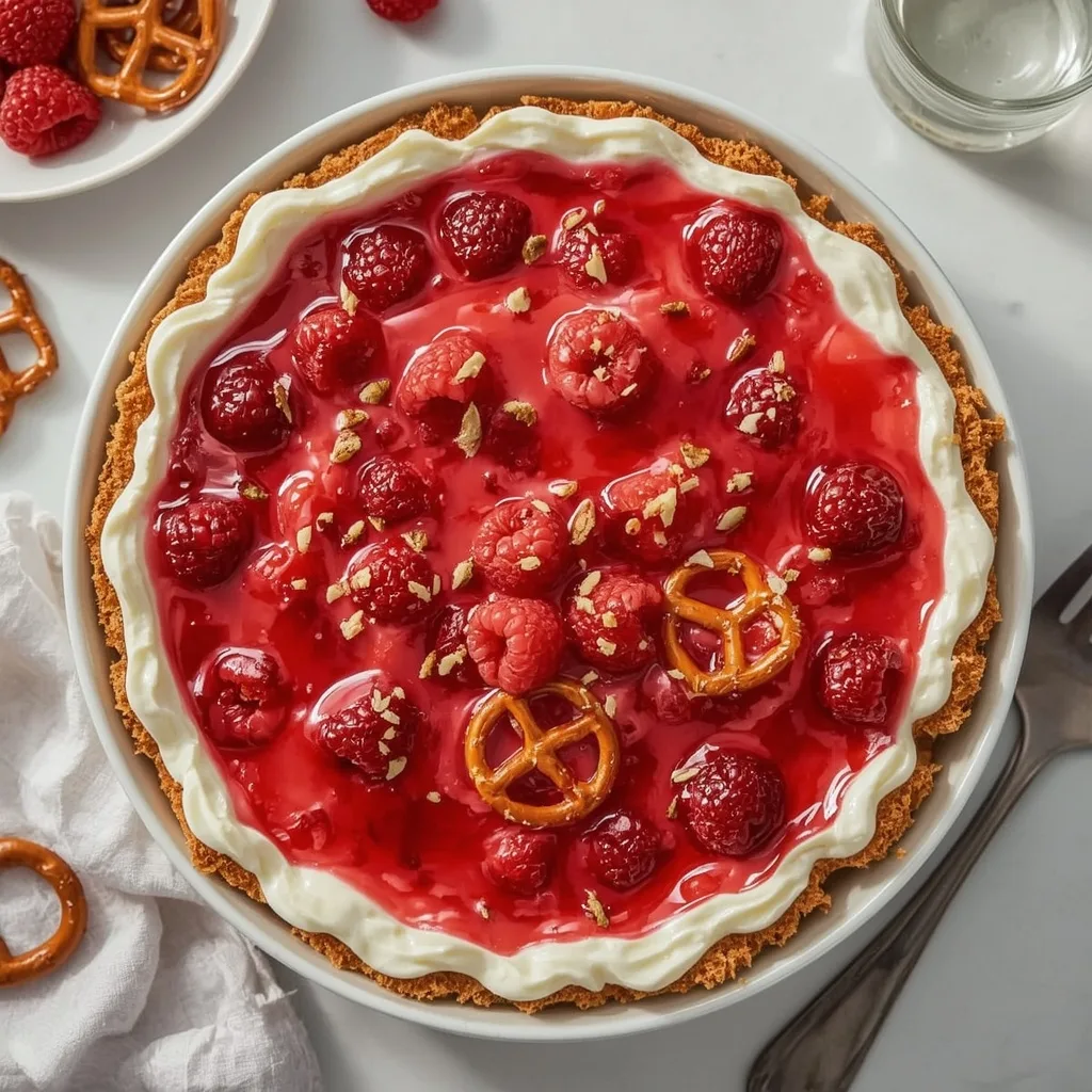 Pioneer Woman Raspberry Pretzel Jello Salad