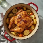 Pioneer Woman Roast Chicken in Dutch Oven