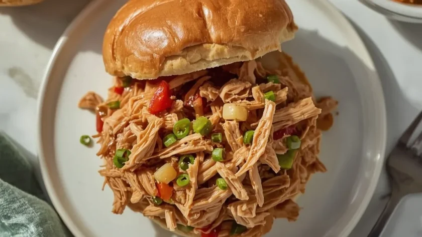 Pioneer Woman Shredded Chicken Sandwiches