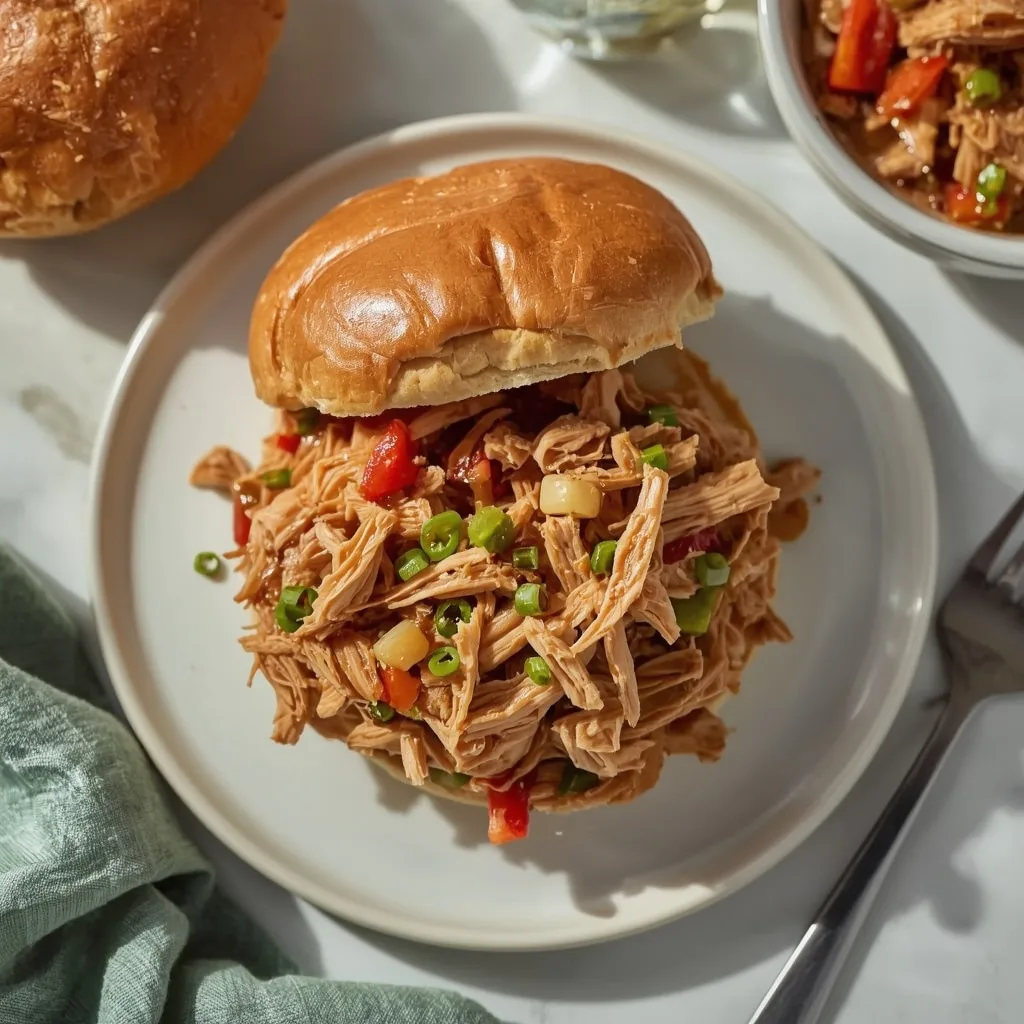 Pioneer Woman Shredded Chicken Sandwiches