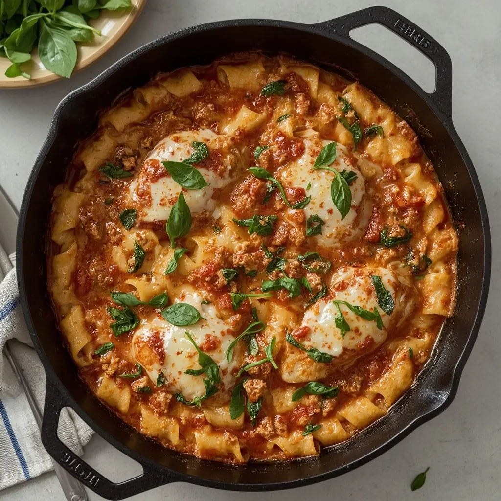 Pioneer Woman Skillet Chicken Lasagna