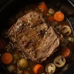 Pioneer Woman Slow Cooker Pot Roast - recipe card
