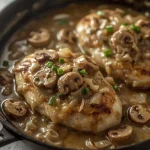 Pioneer Woman Smothered Chicken - recipe card