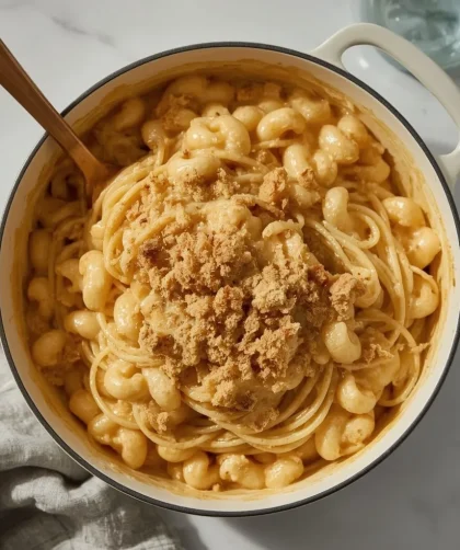Pioneer Woman Spaghetti Mac and Cheese