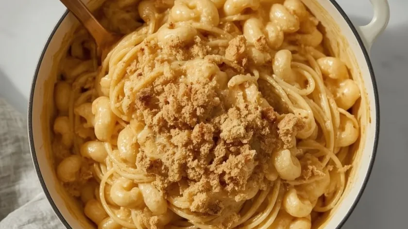 Pioneer Woman Spaghetti Mac and Cheese