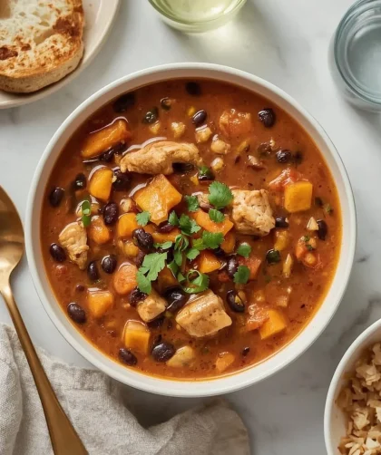 Pioneer Woman Spicy Chicken and Black Bean Soup