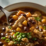 Pioneer Woman Spicy Chicken and Black Bean Soup - recipe card