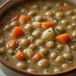 Pioneer Woman Split Pea Soup - recipe card
