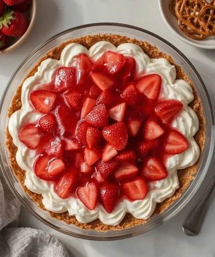 Pioneer Woman Strawberry Pretzel Salad