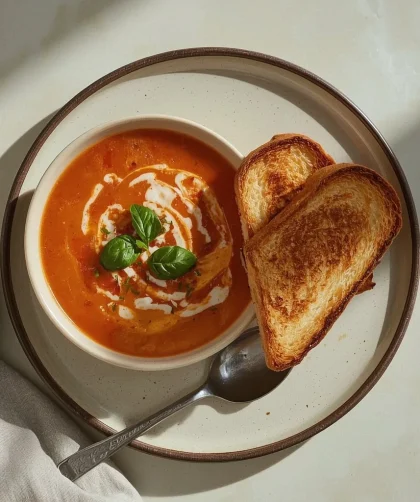 Pioneer Woman Tomato Soup and Grilled Cheese