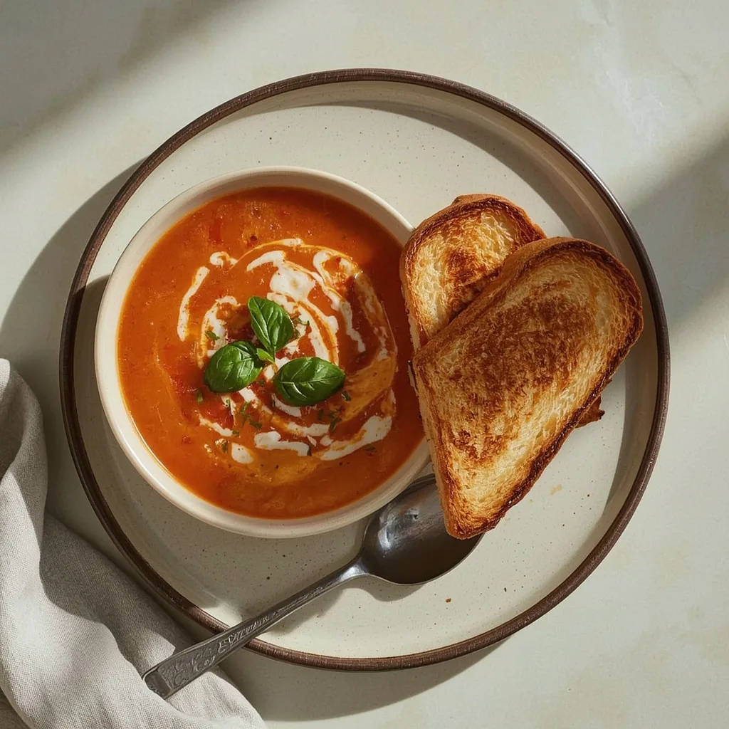 Pioneer Woman Tomato Soup and Grilled Cheese