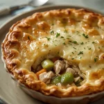 Pioneer Woman Turkey Pot Pie - recipe card