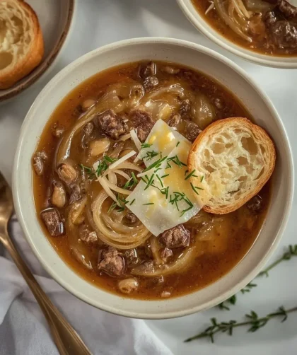 Slow-Cooker French Onion Soup