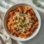 Pioneer Woman Baked Ziti with Ground Beef