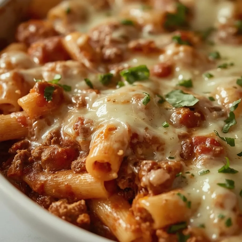 Pioneer Woman Baked Ziti with Ground Beef