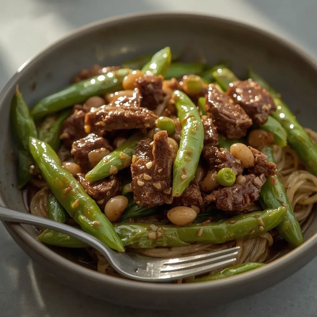 Pioneer Woman Beef and Snow Peas