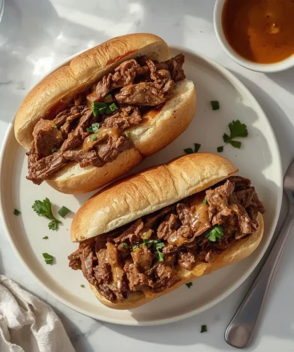 Pioneer Woman Beef Dip Sandwiches