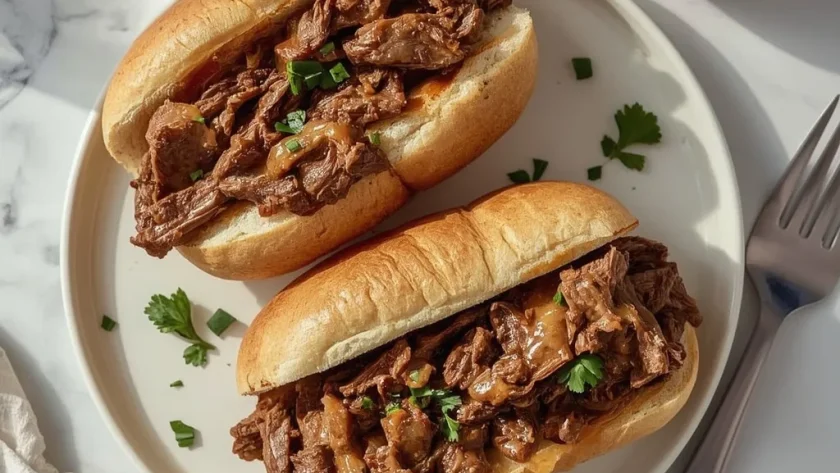 Pioneer Woman Beef Dip Sandwiches