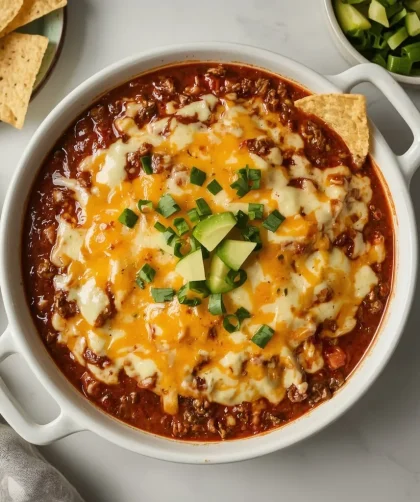 Pioneer Woman Beef Enchilada Dip