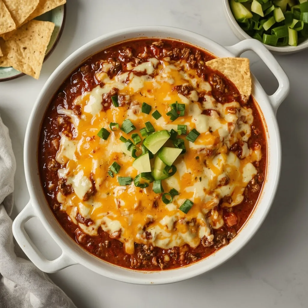 Pioneer Woman Beef Enchilada Dip