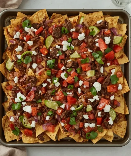 Pioneer Woman Beef Fajita Nachos