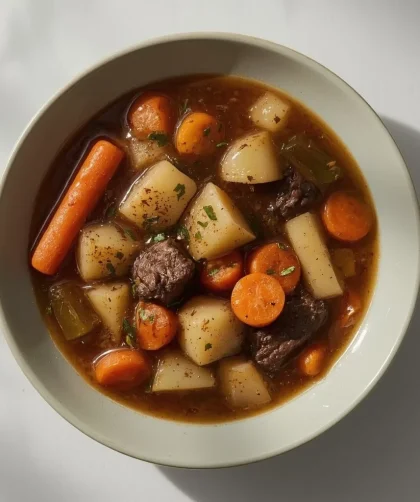 Pioneer Woman Beef Stew with Root Vegetables