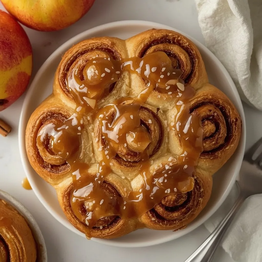 Pioneer Woman Caramel Apple Cinnamon Rolls