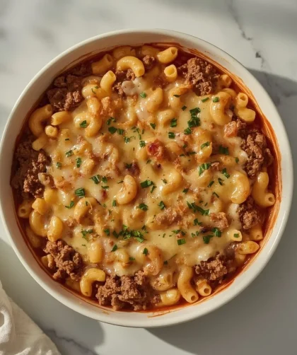 Pioneer Woman Cheeseburger Casserole
