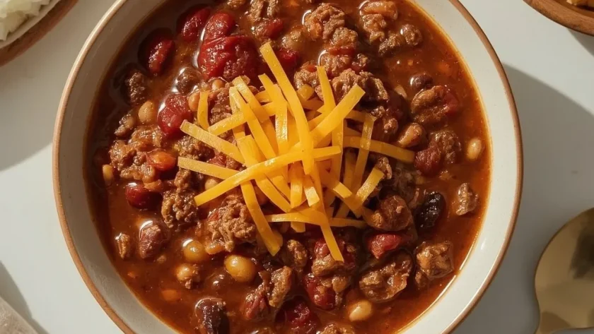 Pioneer Woman Cheeseburger Chili