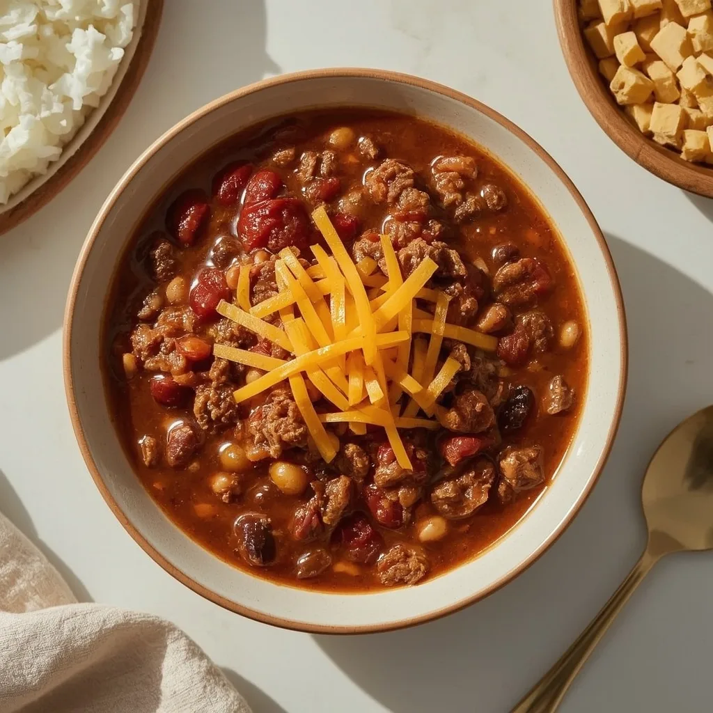 Pioneer Woman Cheeseburger Chili