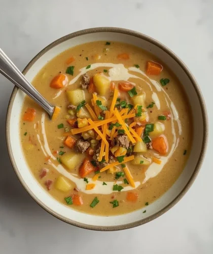 Pioneer Woman Cheeseburger Soup