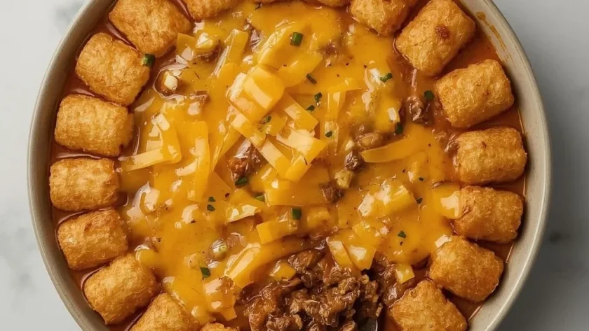 Pioneer Woman Cheeseburger Tater Tot Casserole