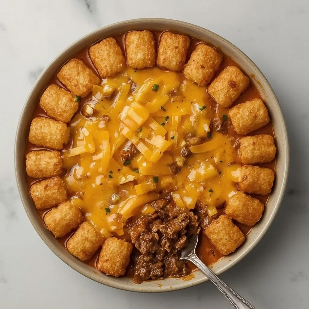 Pioneer Woman Cheeseburger Tater Tot Casserole