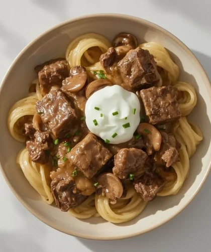 Pioneer Woman Crockpot Beef Stroganoff