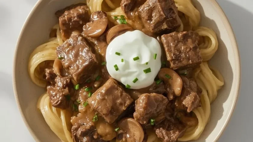 Pioneer Woman Crockpot Beef Stroganoff