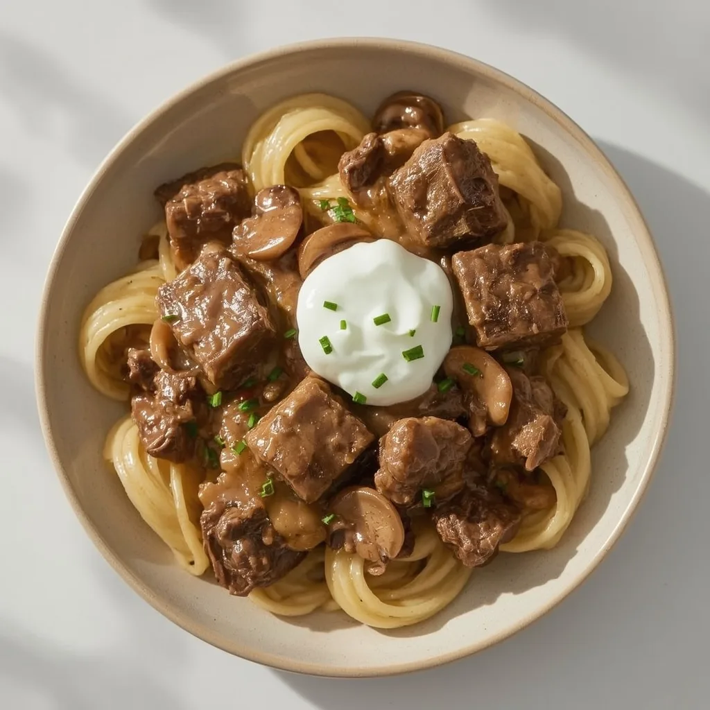Pioneer Woman Crockpot Beef Stroganoff